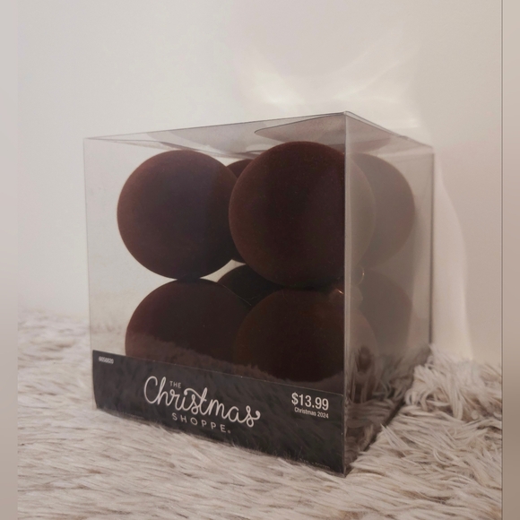 Hobby Lobby Viral Flocked Ball Ornaments - Picture 2 of 2